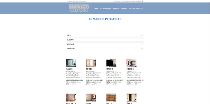Centro Armario, empresa especializada en muebles a medida para espacios pequeños